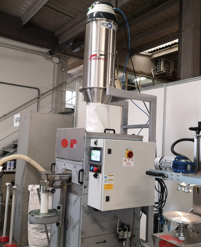 Alimentazione confezionatrice per prodotti da forno - soluzione Delfin Pneumatic Conveyors