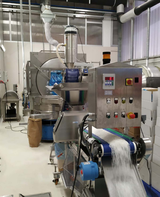 Carga y descarga de cribas vibratorias - Solución de Delfin Pneumatic Conveyors